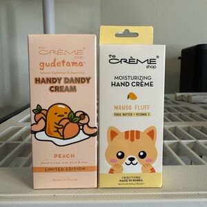 (2) the CRÈME Shop Gudetama & Mango Fluff Hand Crème - Peach & Yellow